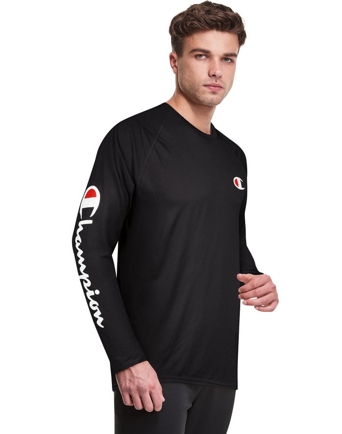 Camiseta Champion Hombre - Baselayer Crew ( Negras ) 2405197-TW